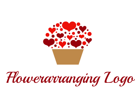 love basket full of hearts