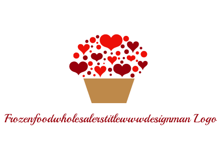 love basket full of hearts