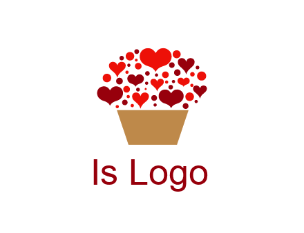 love basket full of hearts