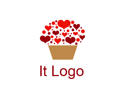 love basket full of hearts