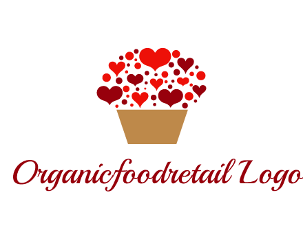 love basket full of hearts