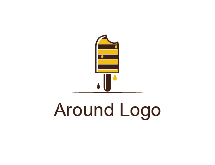 melting ice cream logo