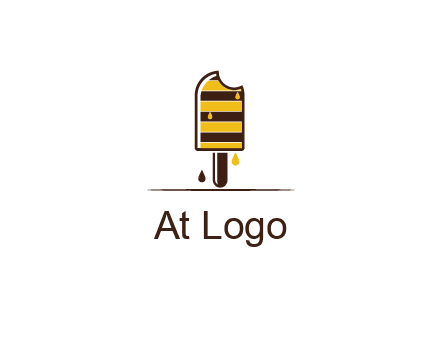 melting ice cream logo