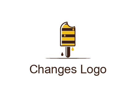 melting ice cream logo