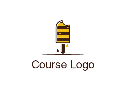 melting ice cream logo