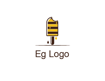 melting ice cream logo