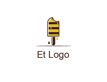 melting ice cream logo