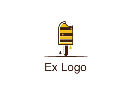 melting ice cream logo
