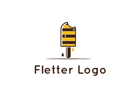 melting ice cream logo