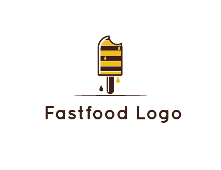 melting ice cream logo