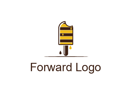 melting ice cream logo