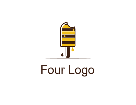 melting ice cream logo