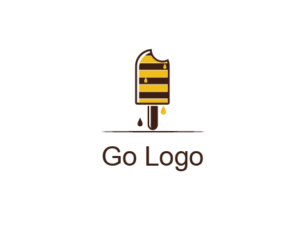 melting ice cream logo