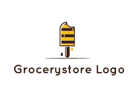 melting ice cream logo