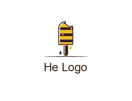 melting ice cream logo
