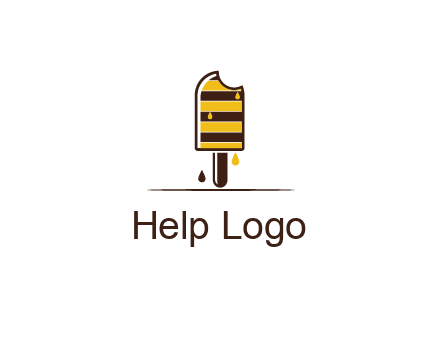melting ice cream logo