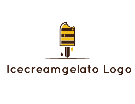 melting ice cream logo