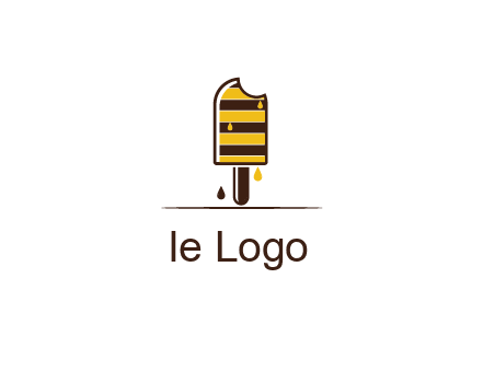 melting ice cream logo