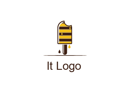 melting ice cream logo