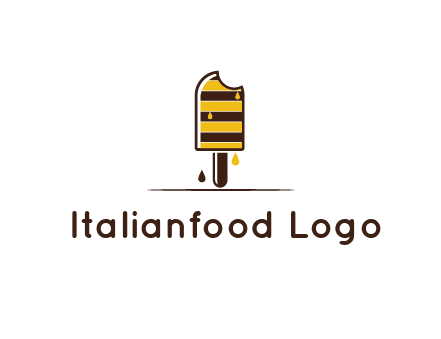melting ice cream logo