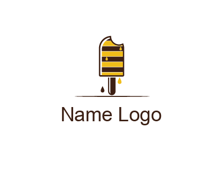 melting ice cream logo
