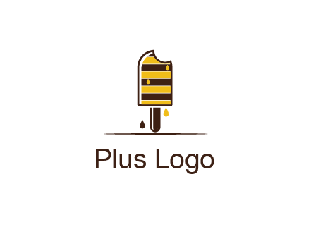 melting ice cream logo