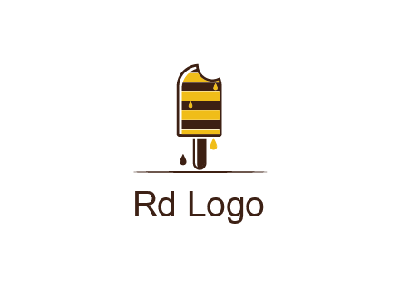 melting ice cream logo