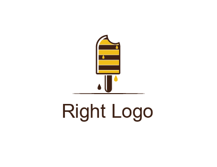 melting ice cream logo