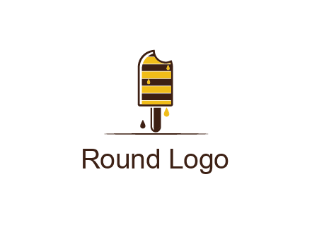melting ice cream logo