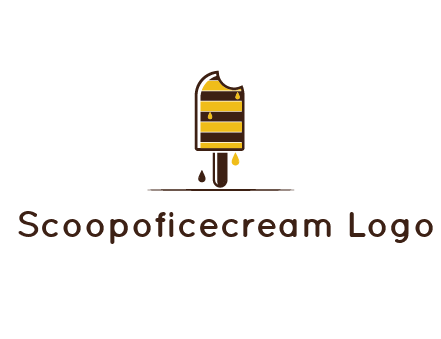 melting ice cream logo