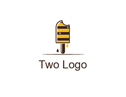 melting ice cream logo