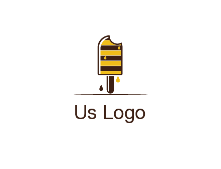 melting ice cream logo