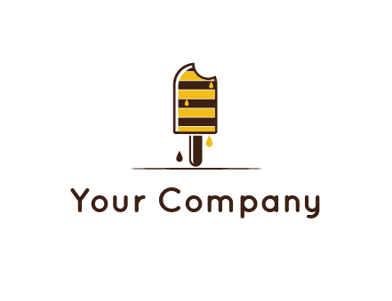 melting ice cream logo