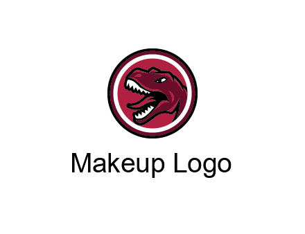 Tyrannosaurus rex or dinosaur logo