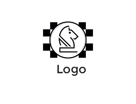Premium Vector  Logo design chess grand master champion with