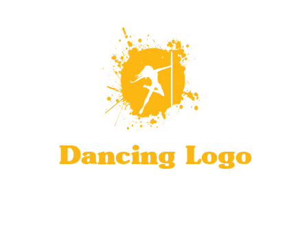 pole dance inside color splash logo
