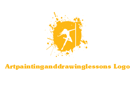 pole dance inside color splash logo