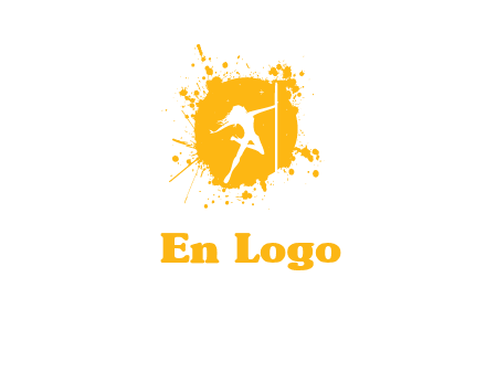 pole dance inside color splash logo