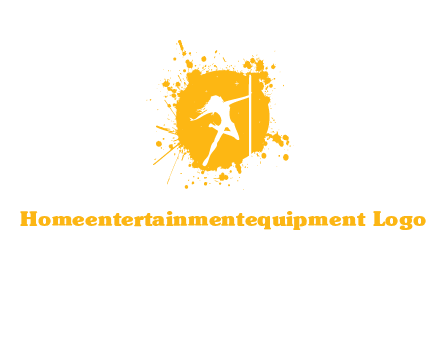 pole dance inside color splash logo