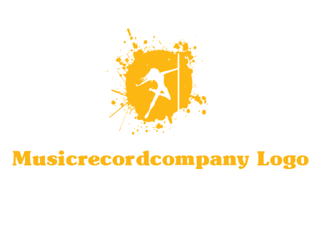 pole dance inside color splash logo