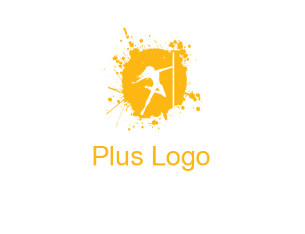pole dance inside color splash logo