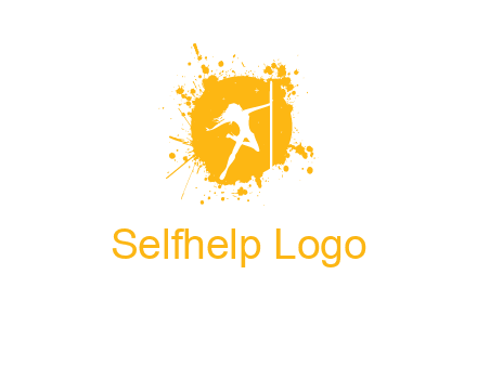 pole dance inside color splash logo