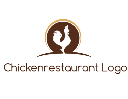 rooster standing upright
