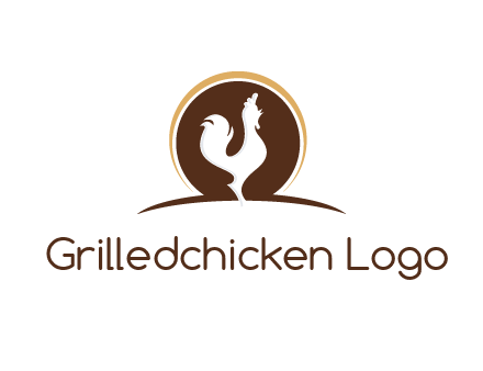 rooster standing upright