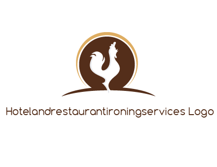 rooster standing upright