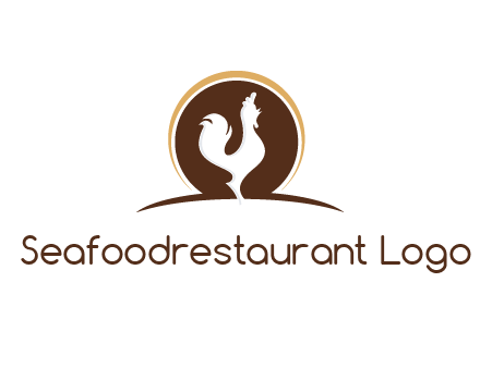 rooster standing upright