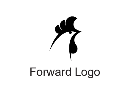 rooster head symbol