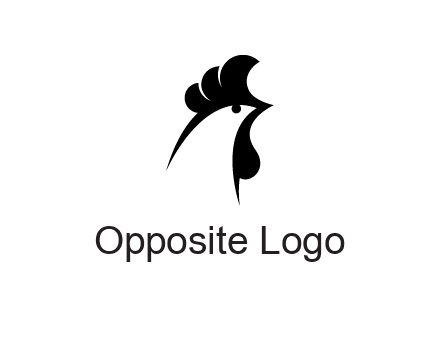 rooster head symbol