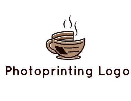 Printed mug Logo Design
