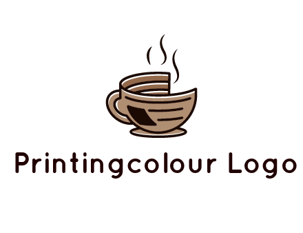 Printed mug Logo Design